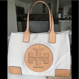 Tory Burch Ella Canvas Mini Tote